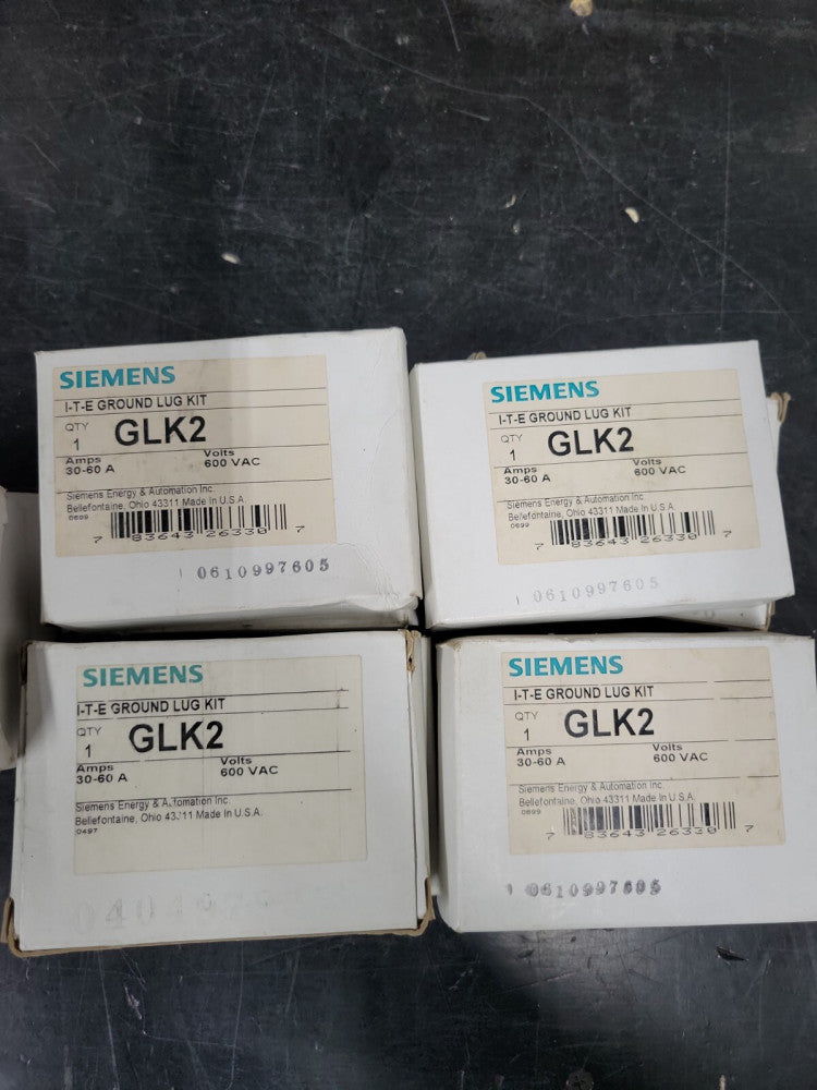 1- NEW SIEMENS I-T-E GROUND LUG KIT 30-60 AMP 600 VAC GLK2