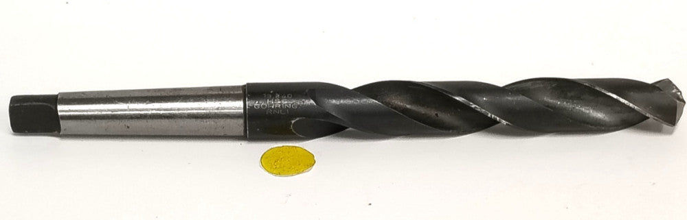 GUHRING 25/32" DRILL BIT W/MORSE TAPER 2-FLUTE 9-1/2" OAL HSS
