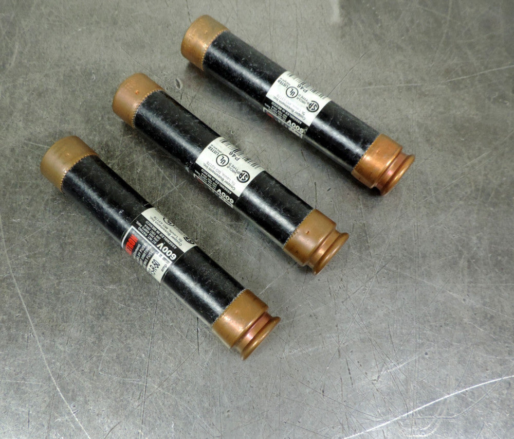 Cooper Bussmann FRS-R-50 Fusetron Fuse Lot of Three (3)