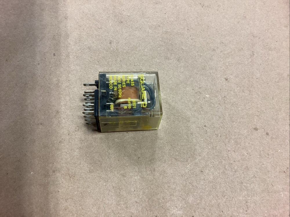 SQUARE D RS4V20 SER. B CLASS 8501 RELAY - USED - FREE SHIPPING