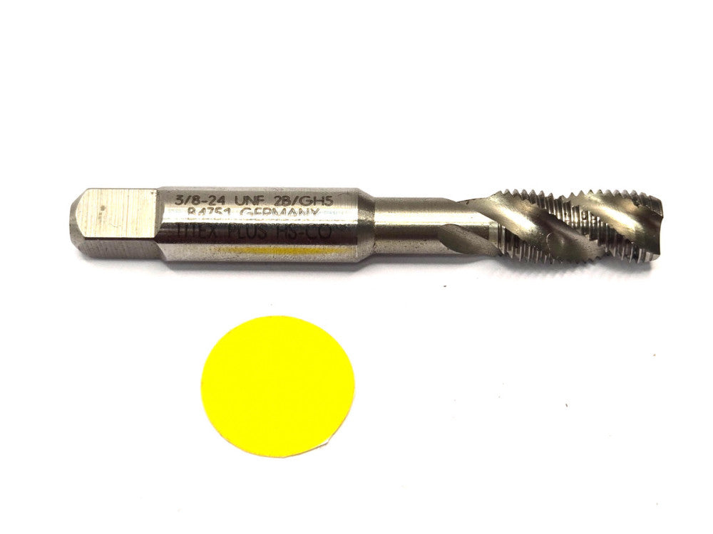TITEX PLUS 3/8-24 SPIRAL FLUTE PLUG CHAMFER TAP UNF 28/GH5 B4751