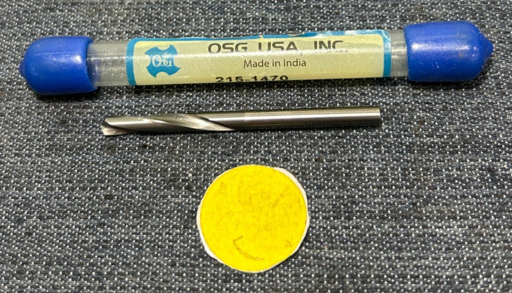 OSG JOBBER LENGTH DRILL BIT 215-470   3.73MM CUT DIAMETER