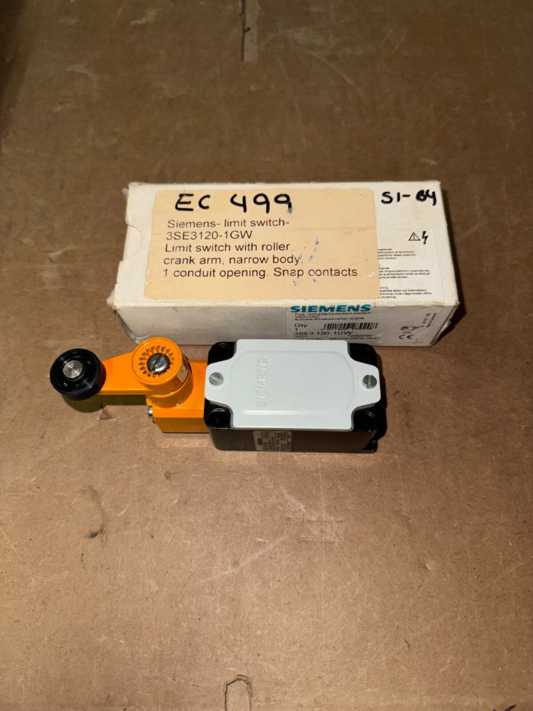 SIEMENS 3SE3120-1GW TRAVEL SWITCH, NEW-OPEN BOX!
