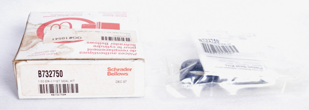 Schrader Bellows 1.50 ER-II Piston Seal Kit  B732750  Factory Sealed