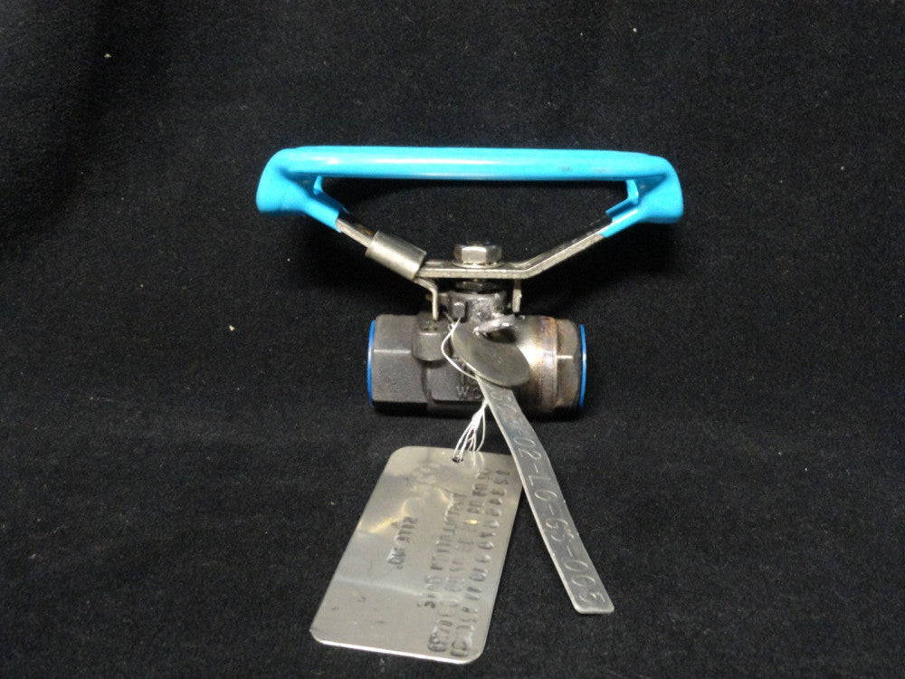 SHUT OFF BALL VALVE / CONTROL VALVE - 1/2 " 2000 WOG - NEW NO BOX 