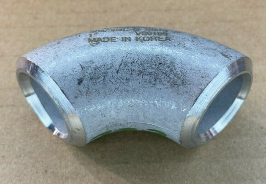 1" Schedule 80 Long Radius 90 Degree Elbow 304/304L Stainless Steel Butt-Weld