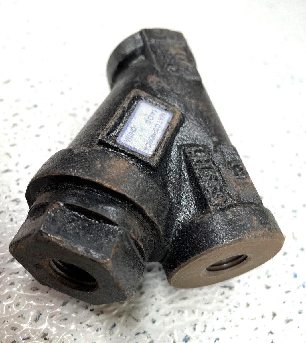 MATCO-NORCA 1/4" NPT Cast Iron Y Strainer Valve 250-PSI SWP / 20-Mesh SS Screen