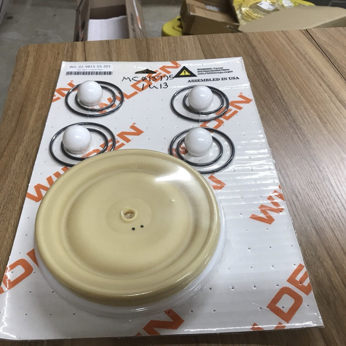 Wilden 02-9815-55-201 KIT, WET, 1”/A/P/TWS Pump Kit WIL-02-9815-55-201
