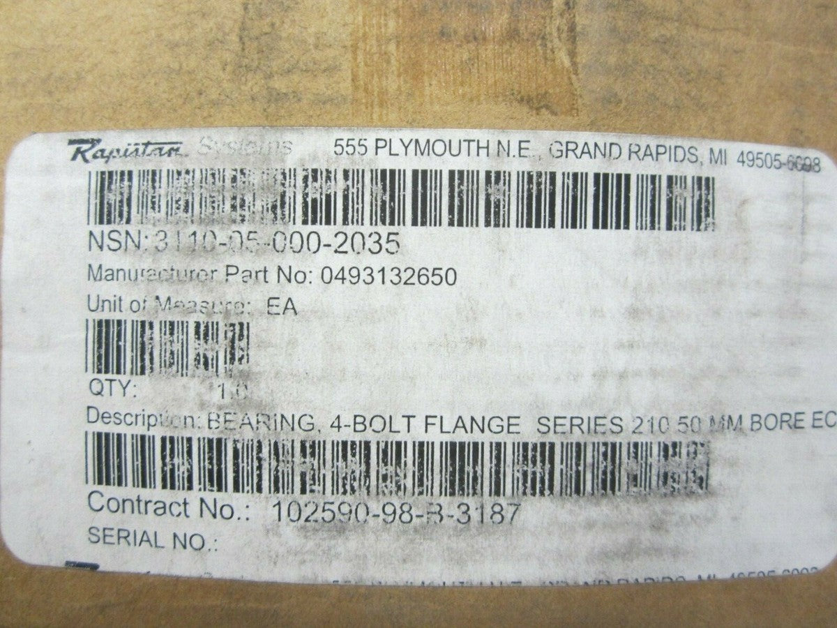 DODGE 3734317-002 Size F4BSXR50M STK#125673 Bearing "NEW"