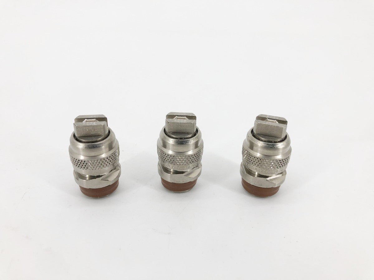 Lot of 3 New Spraying Systems QVVA-SS8002 VeeJet Spray Tips Stainless Steel