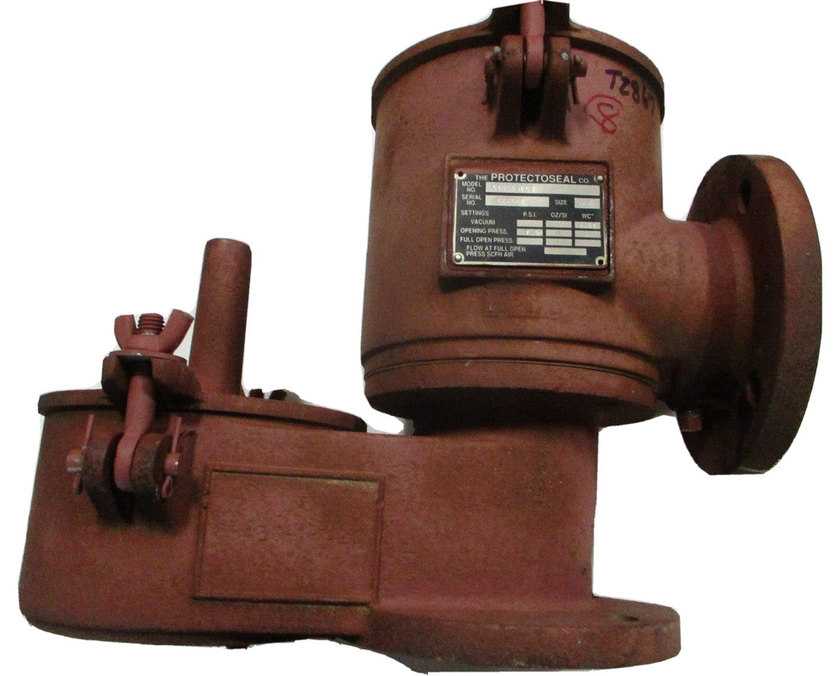 PROTECTO-SEAL Model C19543PC3 Pipe-Away Pressure & Vacuum Relief Vent 3" Flanged