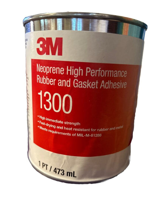 3M 1300 Yellow Neoprene High Performance Rubber and Gasket Adhesive 1 Pint.  F7