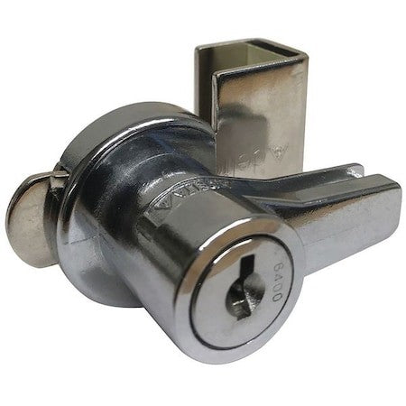 Delta Lock G Rr1250concpcsm1 Sliding Door Lock, Polished Chrome, 1/4 For Door