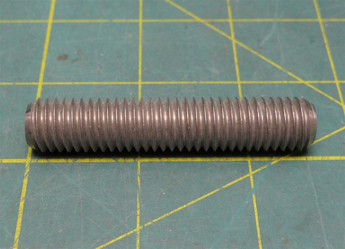 1/2"-13 x 2-1/2" Fully Threaded S Monel NiCu Nickel Copper Stud Bolt Rod