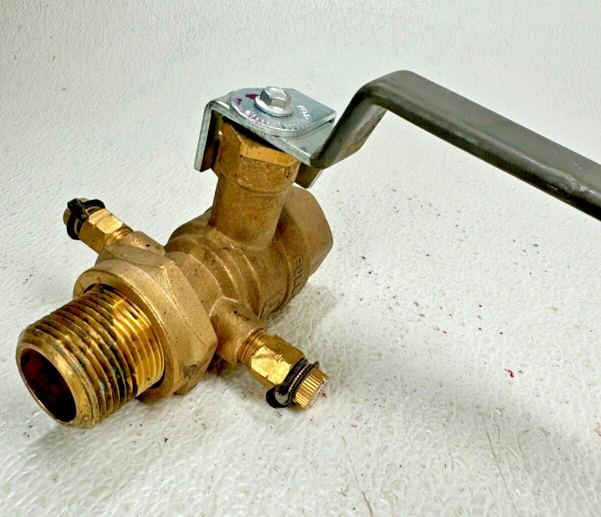 (USED) GRISWOLD CONTROLS Quickset 1" NPT Brass Manual Balance Ball Valve