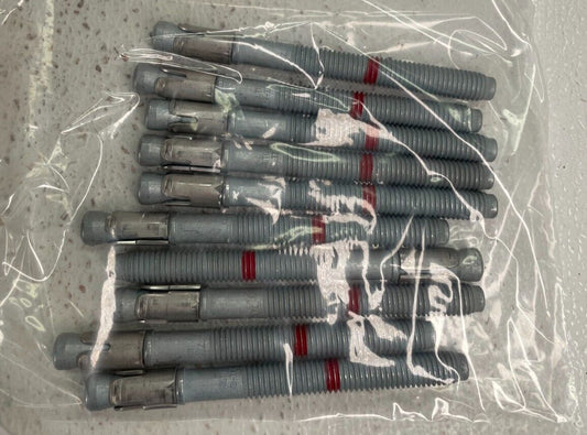 (10) HILTI 387514 Kwik Bolt Expansion Anchor TZ 1/2" x 5-1/2" NO NUT, NO WASHER