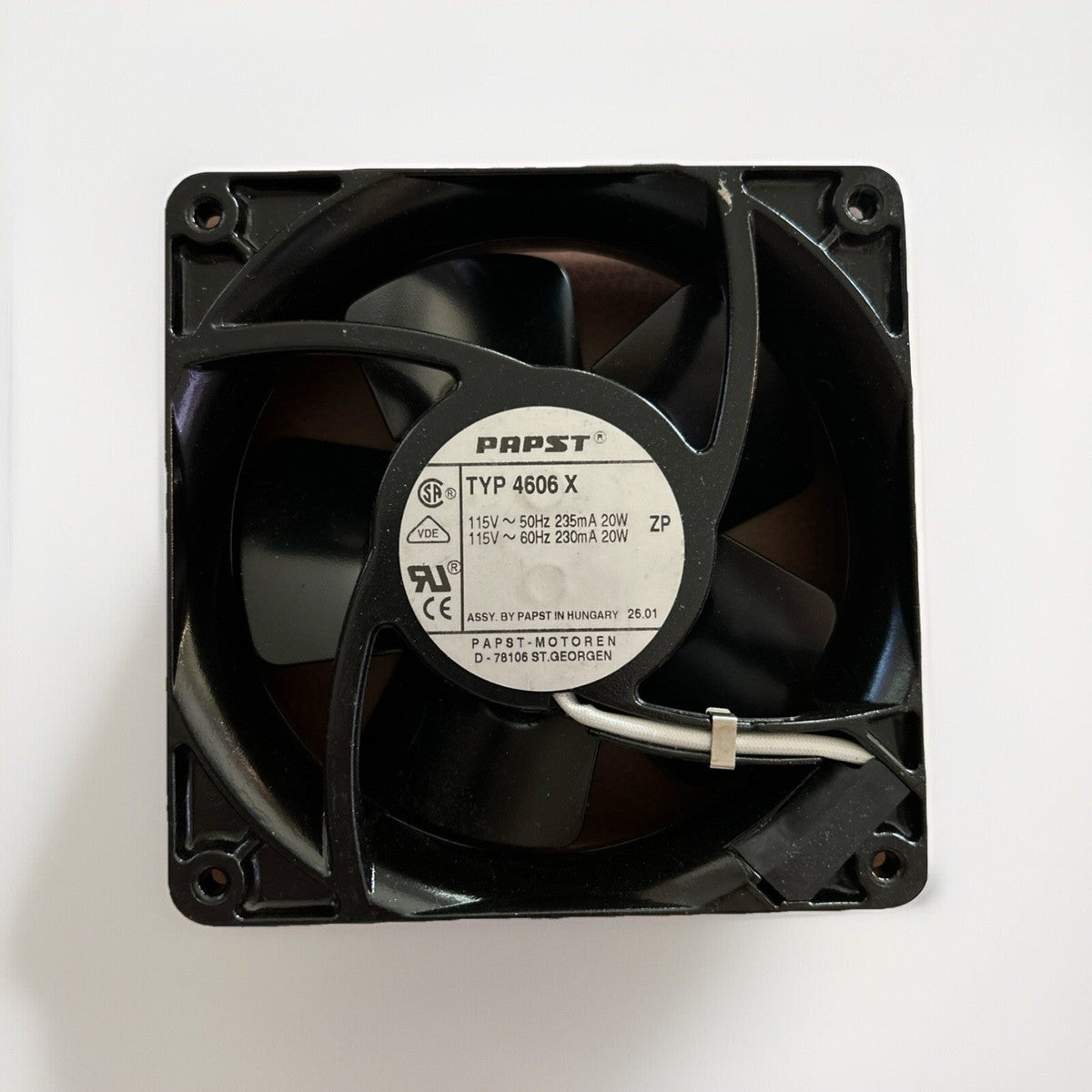 Papst TYP4606X Metal Heat Resistant Fan. New! Free Shipping!       T8