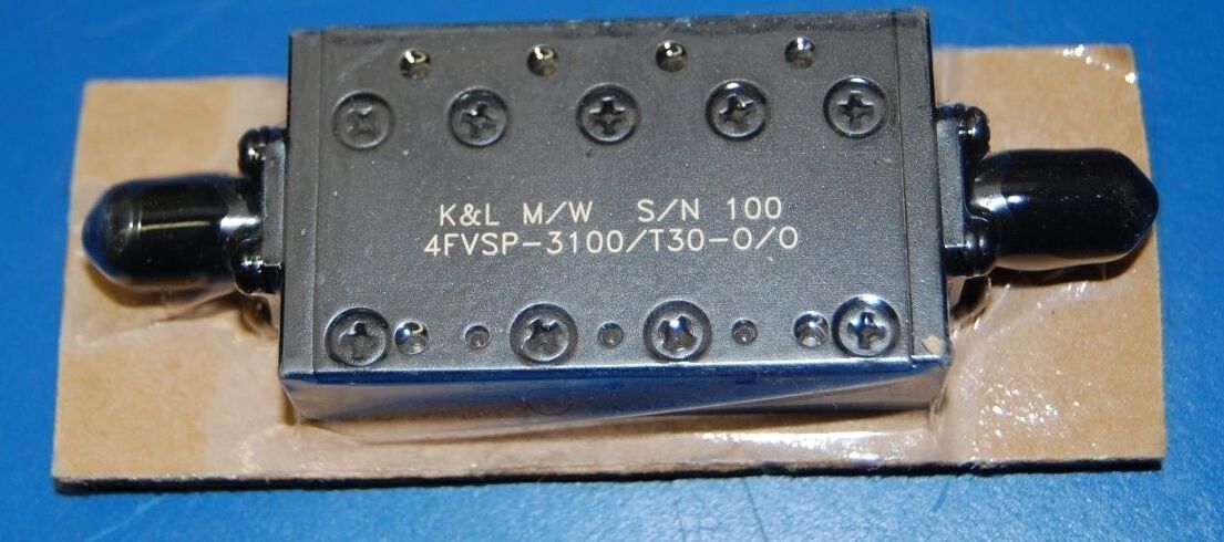 K&L Microwave 4FVSP-3100/T30-0/0 RF Bandpass Filter