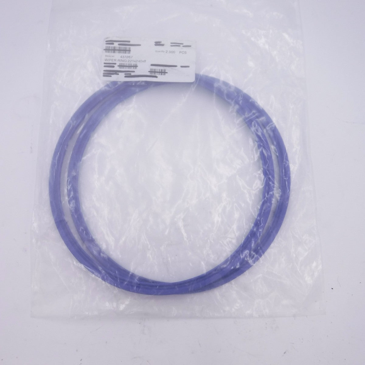 2 Pack Aliiance Concrete Pump Wiper Rings 220mm x 240mmx 8mm PM437267