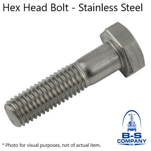 Stainless Steel Hex Head Bolt 3/4" x 7" Long B8 304SS (Lot of 4)