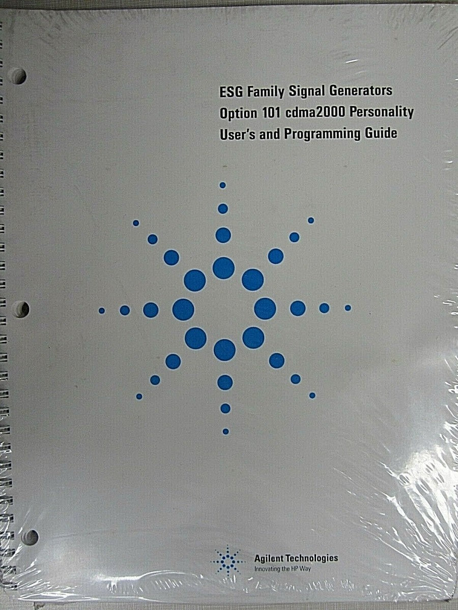 Agilent ESG Family Signal Generators, Option 101 CDMA2000 Personality Guide