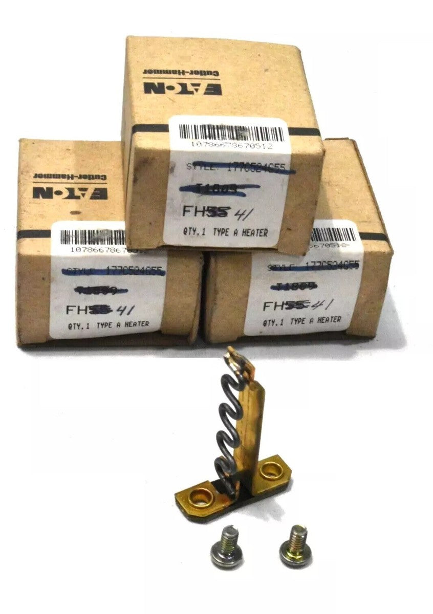 [Lot of 3] Eaton FH41 Overload Heater Element NOS