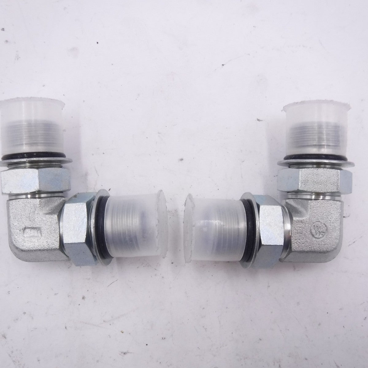 2  Pack 3/4" Male Adjustable O-Ring Boss x 3/4" Male O-Ring Boss 90° Elbow