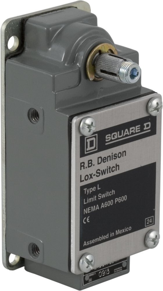 SQUARE D L100WS2M1 LIMIT SW SNAP CONT SPRING RET 1NC1NO CCW ACUATE 1/2NPT 1 CONT