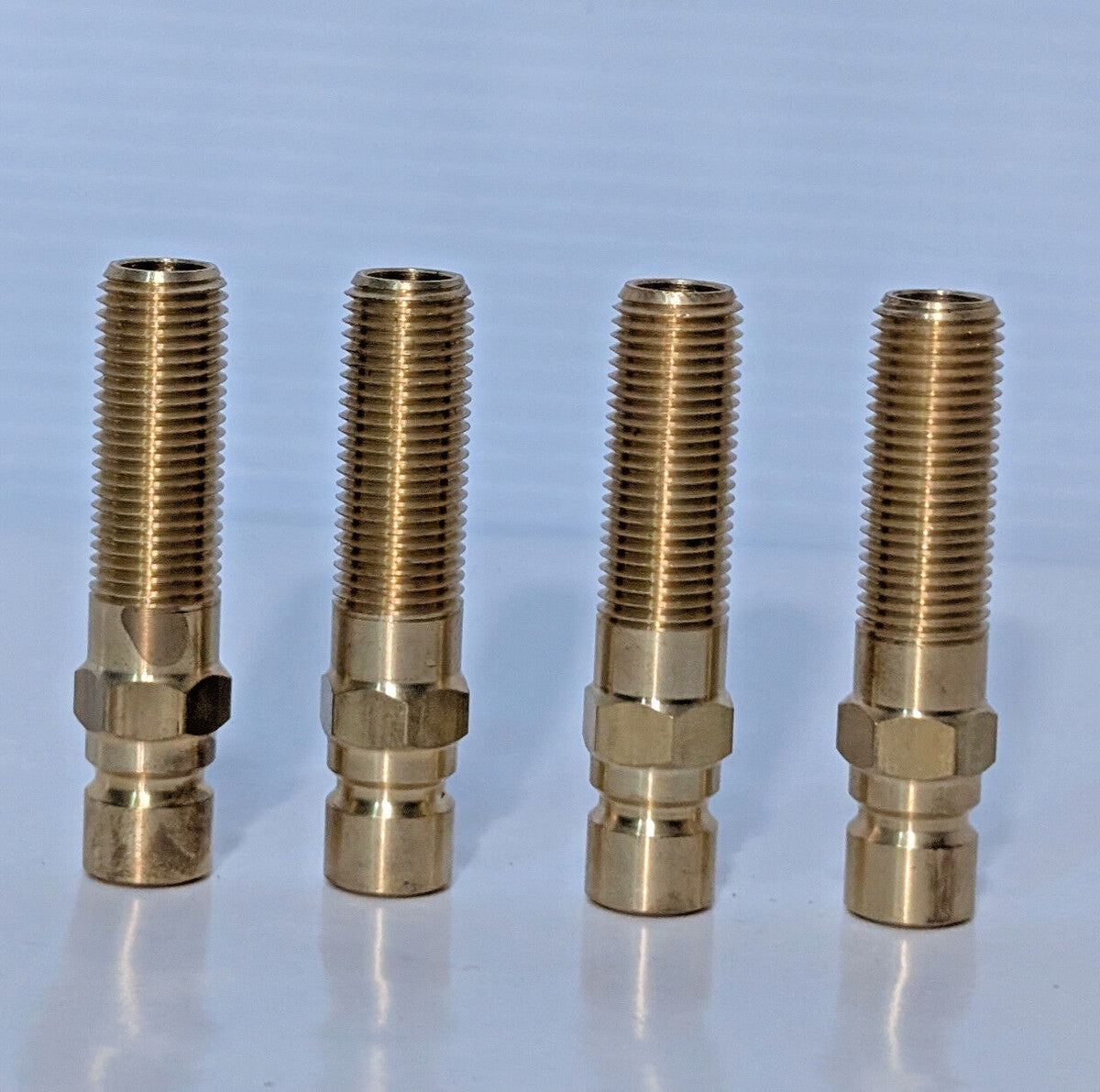 Lot of 4: PCS Company 352 X 2-1/2 Brass Extension Nipples