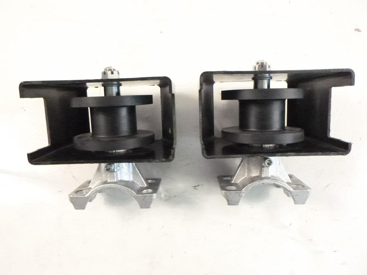 2 Pack Cantilever Gate Roller Set 2" Sq. Gate x 4" Sq. Post Top & Bottom SEEDESC