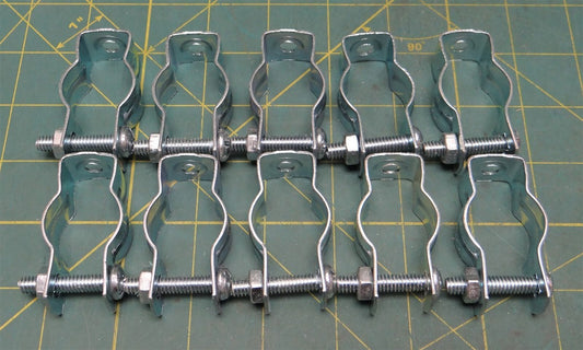 10pk. Caddy #1 ACC Zinc-Plated Steel Conduit & Pipe Hangers 3/4" EMT, 3/4" H.W.