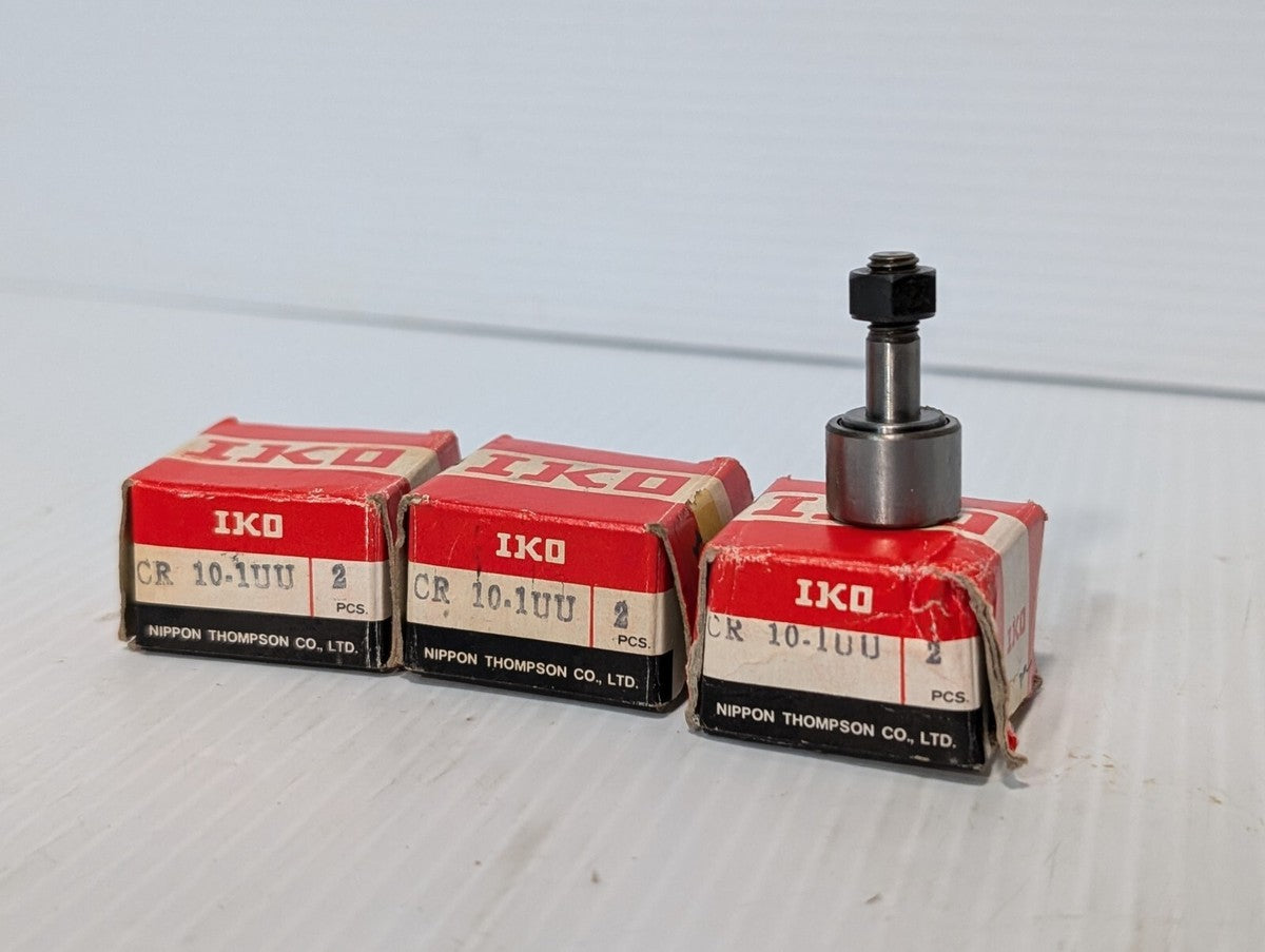 Lot of 3 IKO CR10-1UU Cam Follower Bearings - Free Returns