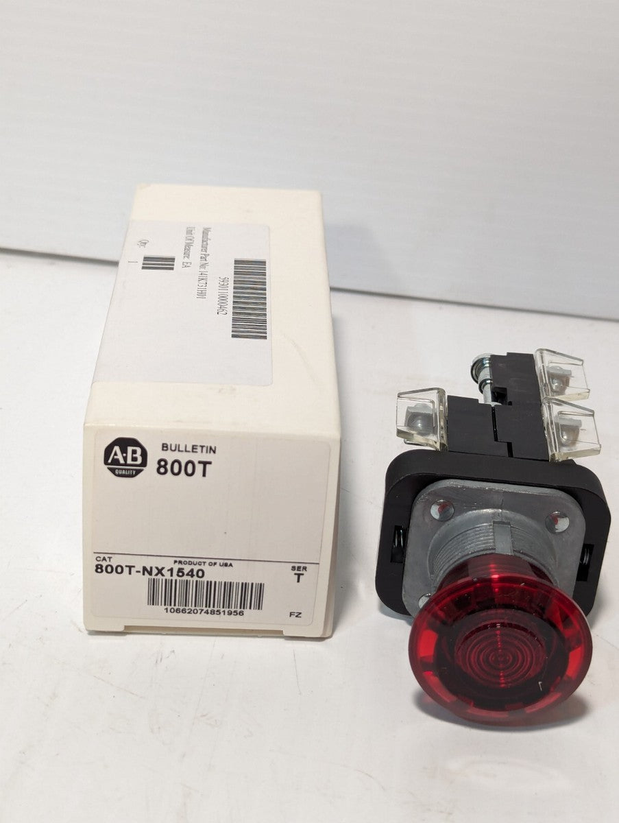 Allen Bradley 800T-NX1540 Emergency Stop Push-button SER.T 