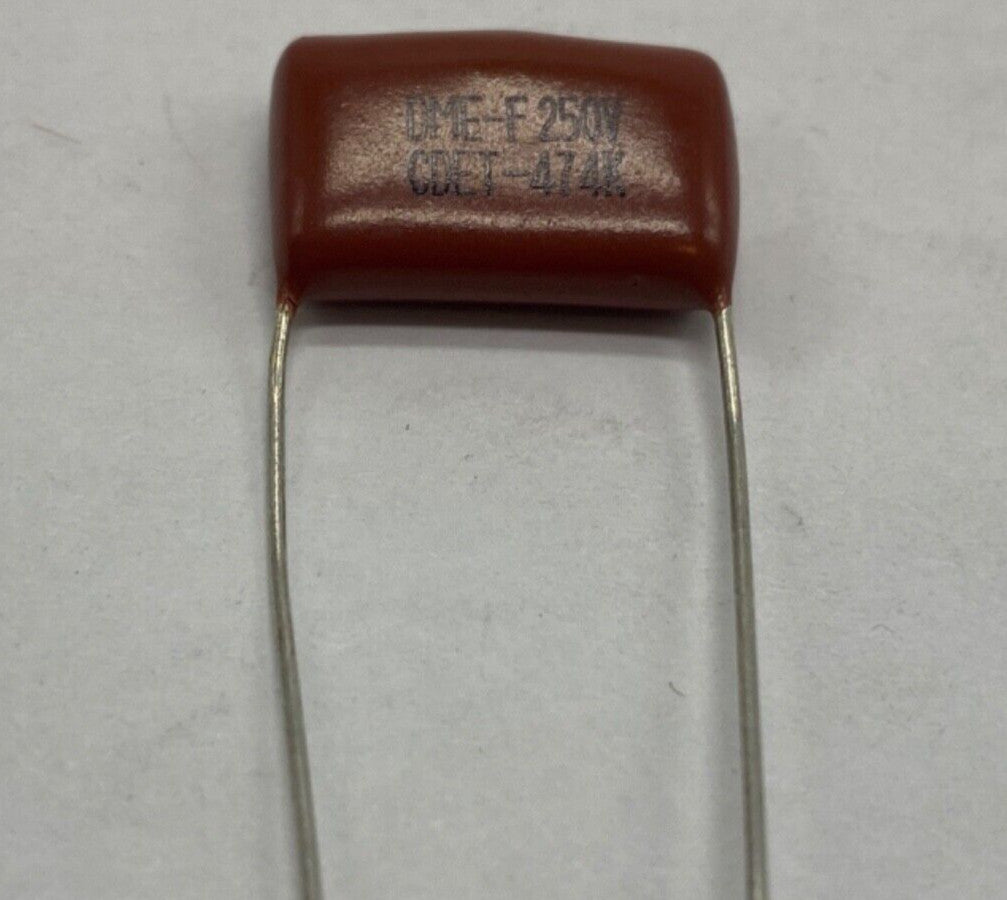 DME Metalized Plastic Film capacitor DME-F250 CDET-474K, 0.47uf/250V