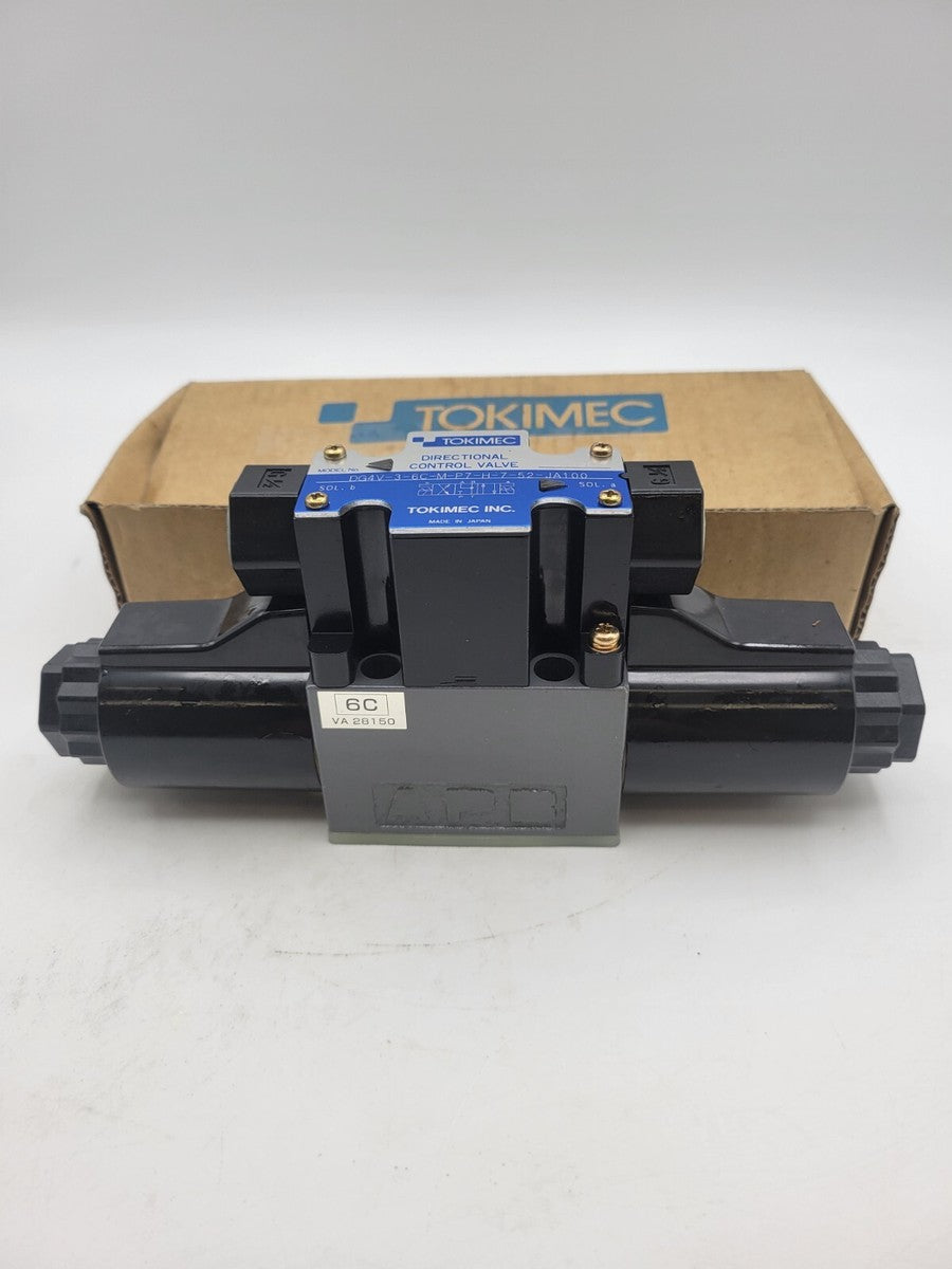 Tokimec Vickers DG4V-3-6C-M-P7-H-7-52-JA100 Directional Control Solenoid Valve