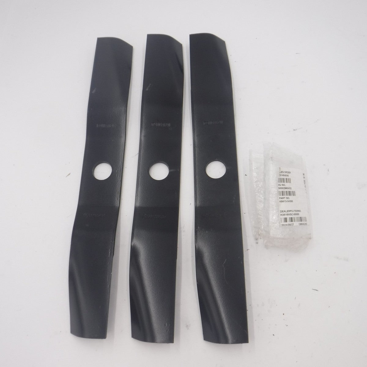 3 Pack Kubota 18-1/2" Mower Blades K5613-34350 For Kubota RCK54P-400Z