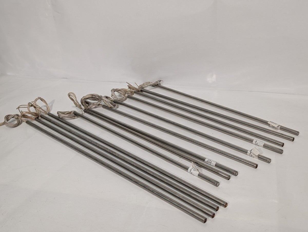 Lot of 13 Assorted HotWatt and Tempco Cartridge Heaters SC37-23, SC37-19, G05-19