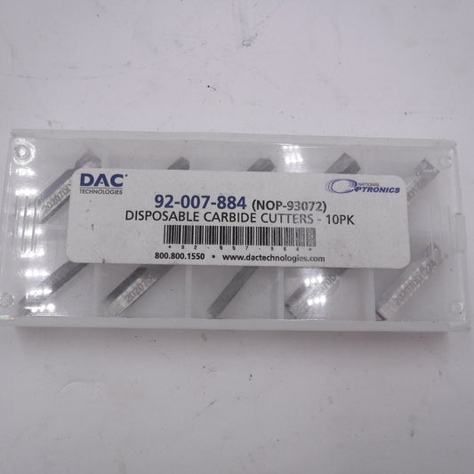 10 Pack DAC 92-007-884 Dispasable Carbide Cutters NOP-93072 For 6E/7E/7EX Edgers