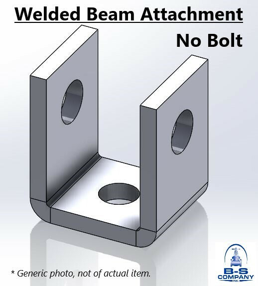 Welded Beam Attachment | 3/4 in Gray Protective Paint | Pipe Hangers & Supports