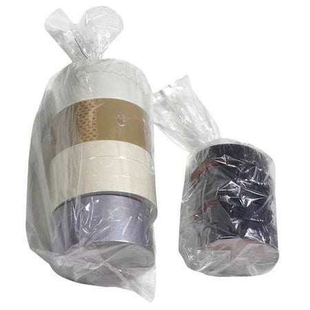 Zoro Select 5Dth0 Open Poly Bags, 40" X 18", 1.50 Mil, Clear, None, 250 Pk