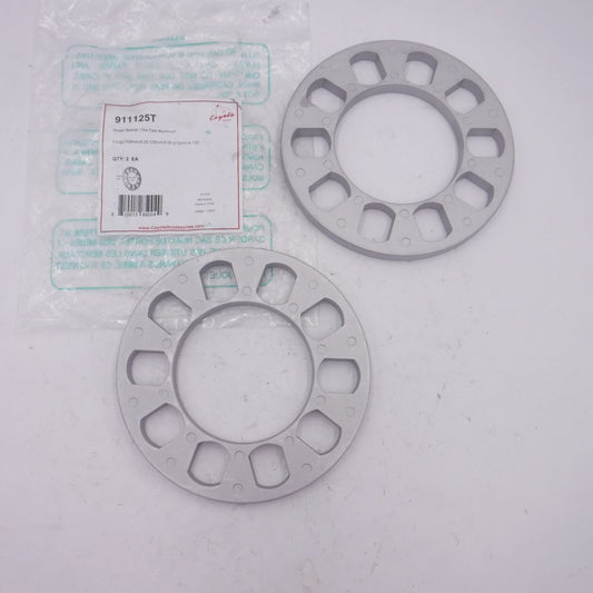 2 Pack Coyote Universal Die Cast Aluminum Wheel Spacers 911125T