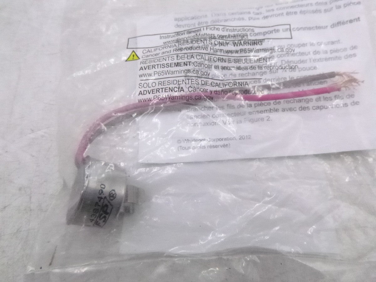 Genuine OEM Whirlpool Kenmore Defrost Thermostat Item  331710053