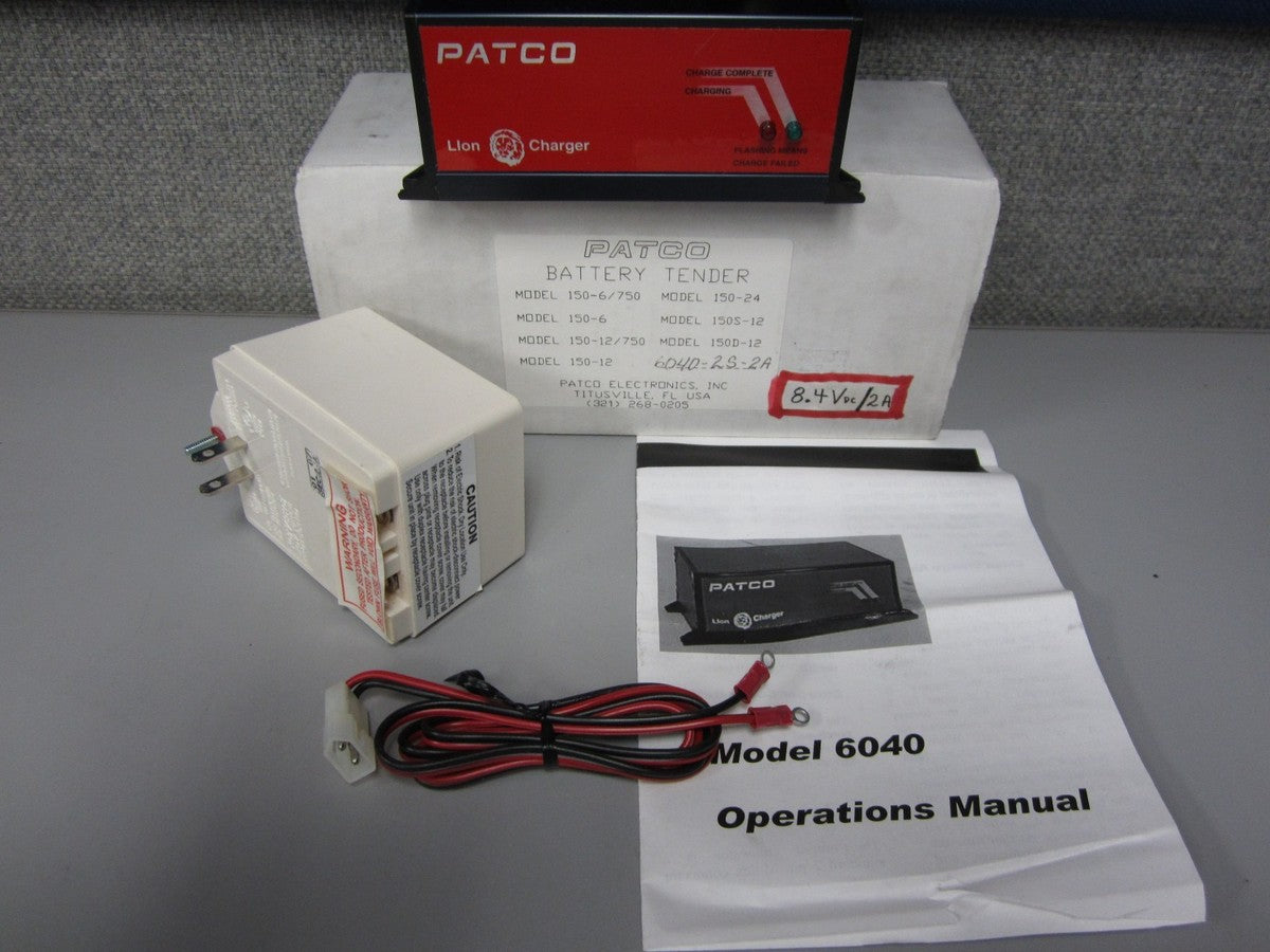 Patco Battery Tender Lion Charger 6040-2S-2A  2605E