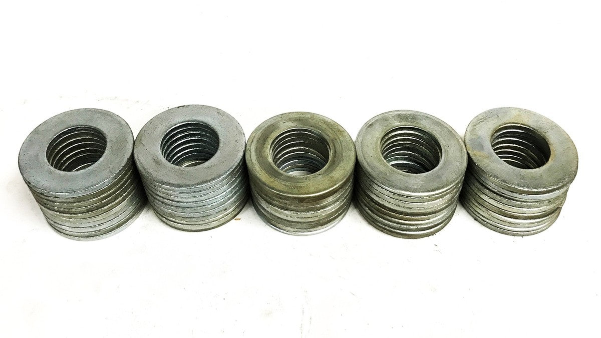 Unbranded Flat Washer 2-1/2 inch Diameter 1-1/4 inch Bore [Lot of 50] NOS