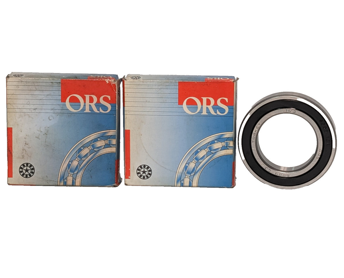 Lot of 2: ORS 6009C3 Bearings, 11/3, 05-11-6009-2RS-G93-C3, Made in Turkey