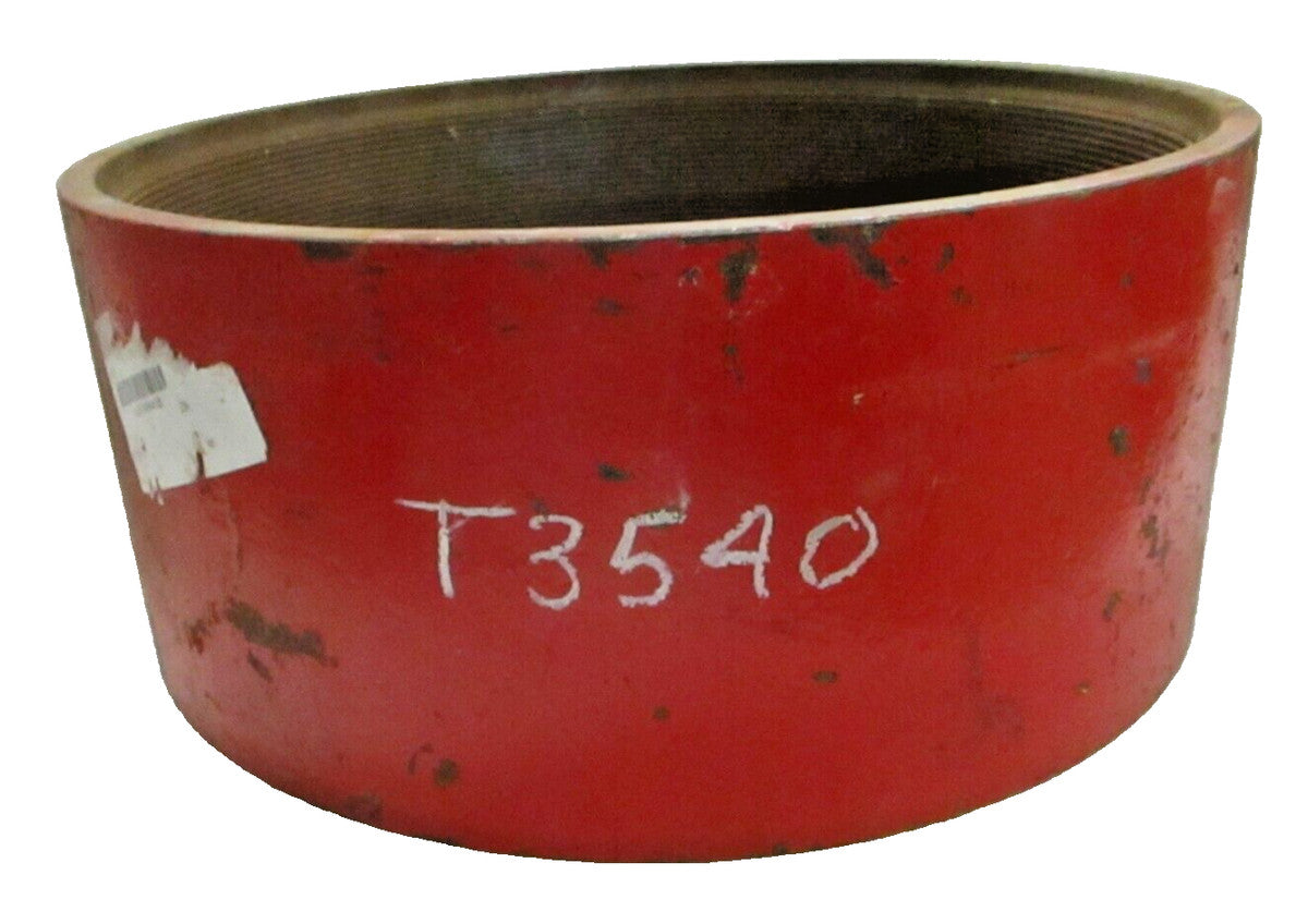 Oilfield Casing Coupling 15" O.D. x 14.125" I.D. x 6.375" Long, 8-TPI, Red N-80
