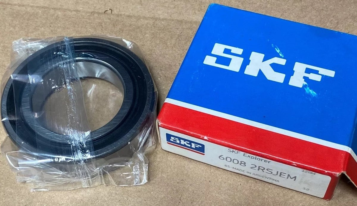 NEW SKF Radial/Deep Groove Ball Bearing 6008 2RSJEM 6008-2RS1/C3GJN FAST SHIP.q8
