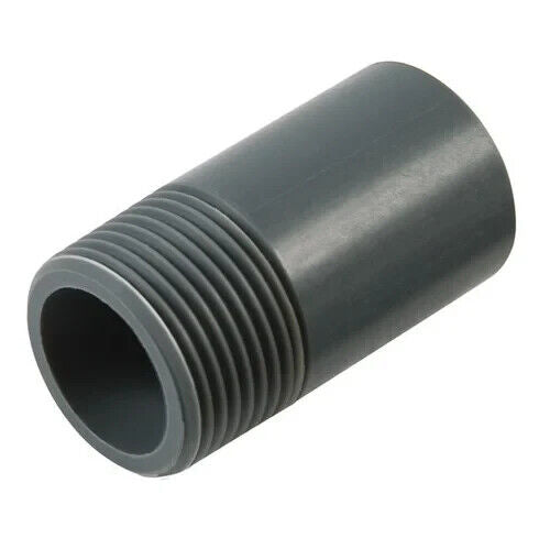 PIPE NIPPLE 1-1/2" Schedule 160 x 6" Long NPT Thread x Plain End, Seamless Black