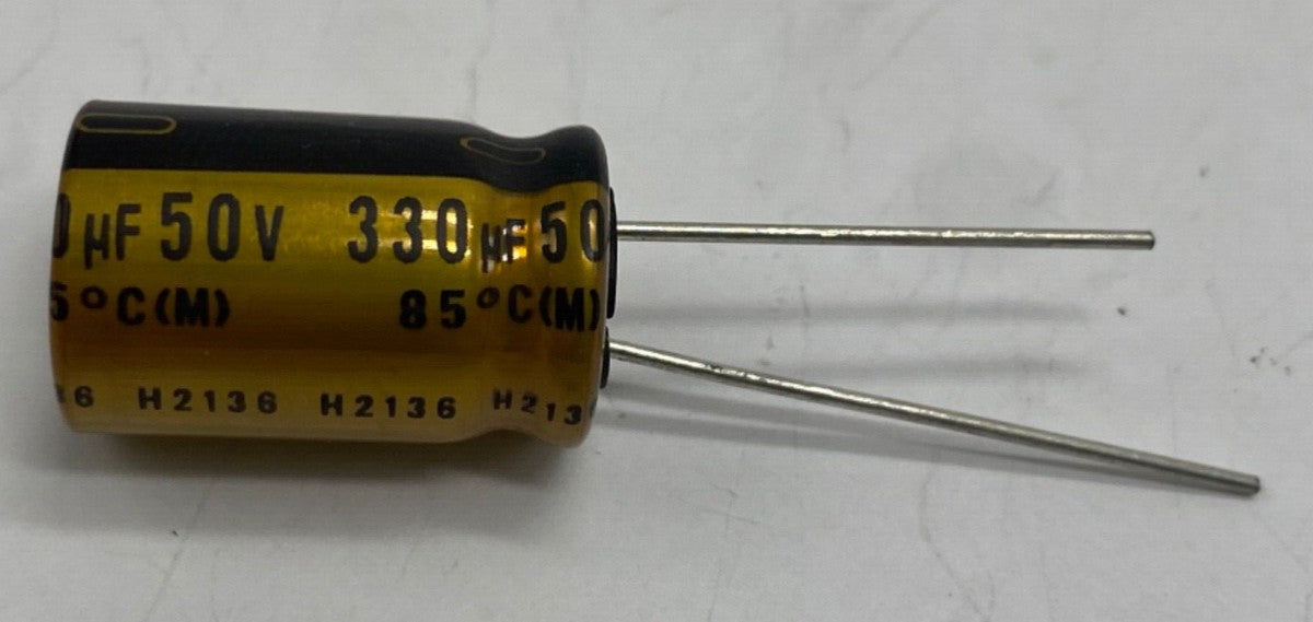 Nichicon UFG1H331MHM Fine Gold polarized electrolytic capacitor 330uf/50v