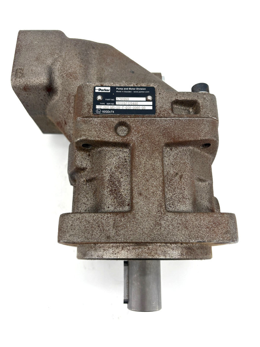 New Parker F12-060-MS-SV-T-000-0000-00 Bent Axis Hydraulic Motor - No Box
